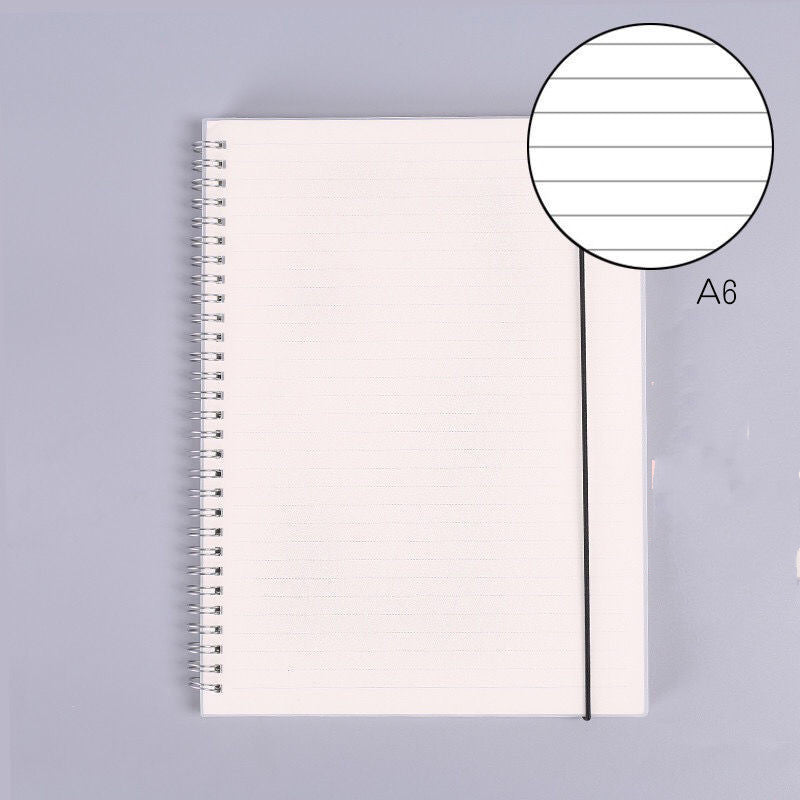 B5 Spiral Grid Notebook – Extra Thick, Simple Design for High School & College Students