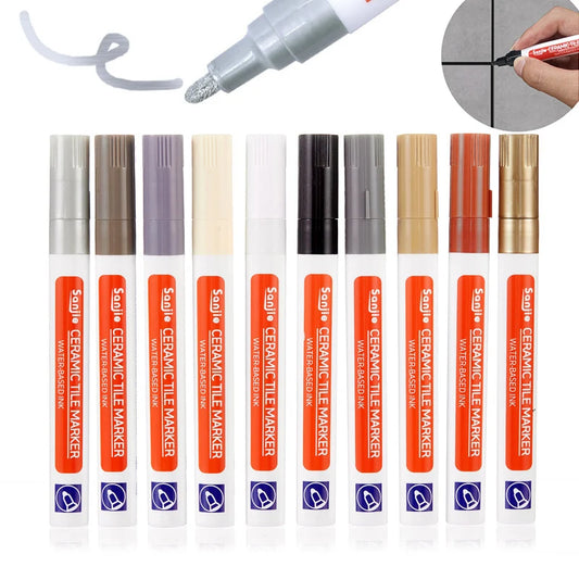 White Grout Repair Pen – Waterproof Tile Gap Restorer for Bathroom & Kitchen